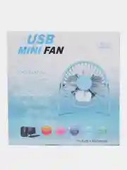 Черный настольный вентилятор мини, портативный-USB