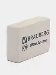 Ластик, резинка стирательная для карандаша Brauberg белый, натуральный каучук, 228707
