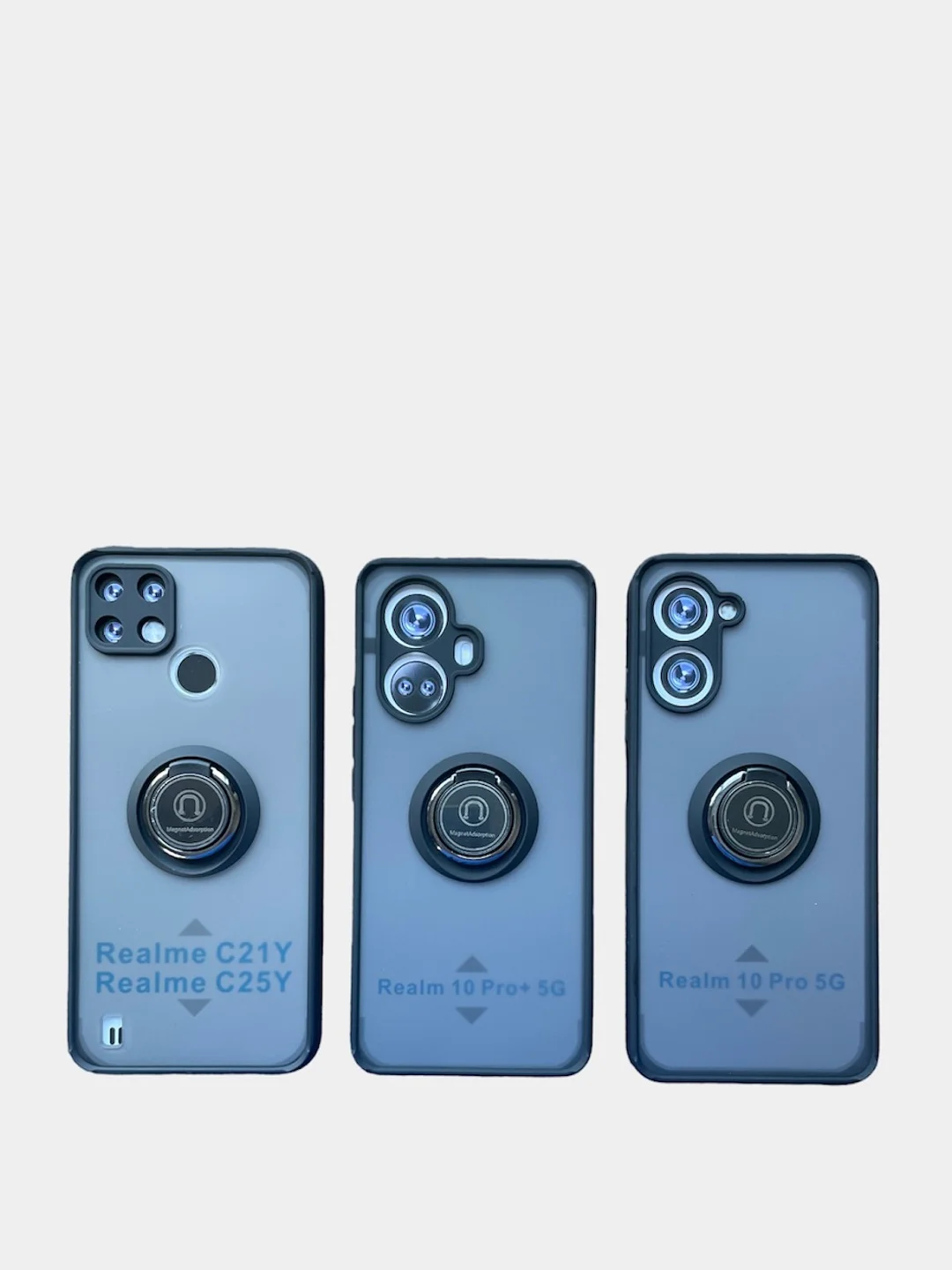 Противоударный чехол с кольцом для Realme 10 Pro Plus 5G, 10 Pro 5G, C21Y, C25Y