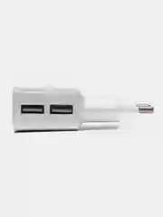 Зарядное устройство сетевое (220 В) Red Line Nt-2a кабель microUSB 1 м, 2 порта Usb 453424