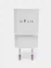 Зарядное устройство сетевое (220 В) Red Line Nt-2a кабель microUSB 1 м, 2 порта Usb 453424