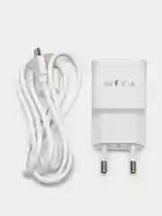 Зарядное устройство сетевое (220 В) Red Line Nt-2a кабель microUSB 1 м, 2 порта Usb 453424