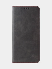 Чехол-книжка GQ для Redmi 12C / Poco C55 из высококачественной искусственной кожи