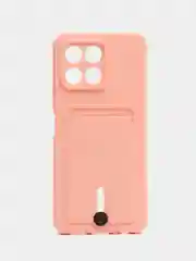 Конфетный чехол Honor X6, Honor X8 5G (Хонор Х6, Х8 5Г), силиконовый, с карманом для карты