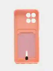 Конфетный чехол Honor X6, Honor X8 5G (Хонор Х6, Х8 5Г), силиконовый, с карманом для карты
