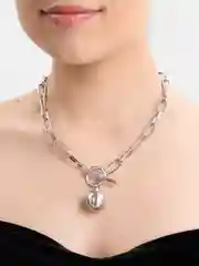 Серебряный ожерелье с подвеской в форме шара Spring, цепочка с кулоном, чокер