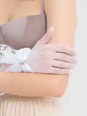 Белый перчатки женские, свадебные
