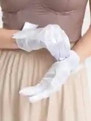 Перчатки женские,  атласные, свадебные