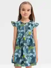 Зеленый сарафан летний, детский