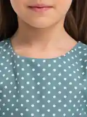 Зеленый платье детское