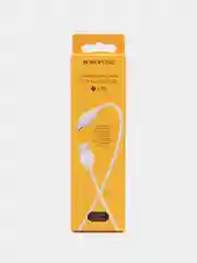 Белый кабель для зарядки и передачи данных Micro USB