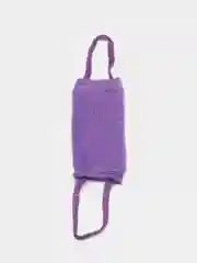 Фиолетовый мочалка КОРОТКАЯ С ПОРОЛОНОМ 29х13 см