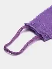 Фиолетовый мочалка КОРОТКАЯ С ПОРОЛОНОМ 29х13 см