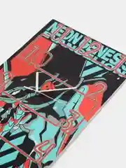 Настенные бесшумные часы ОСП, аниме Евангелион Evangelion