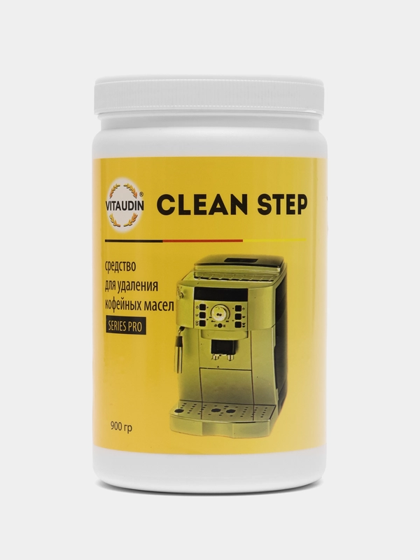 СРЕДСТВО ДЛЯ УДАЛЕНИЯ КОФЕЙНЫХ МАСЕЛ 900 г VITA UDIN CLEAN STEP очиститель кофемашин