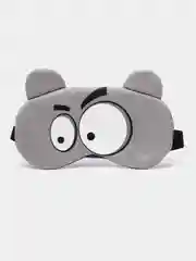 Серый металлик маска для сна, с охлаждающим гелем