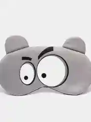 Серый металлик маска для сна, с охлаждающим гелем