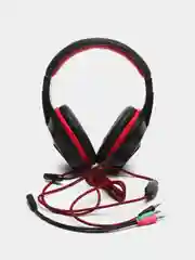 Красный игровые проводные наушники Borofone BO104, полноразмерные, с микрофоном