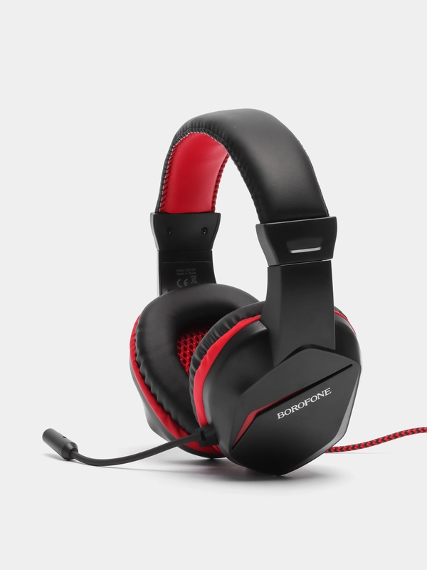 Игровые проводные наушники Borofone BO104, полноразмерные, с микрофоном
