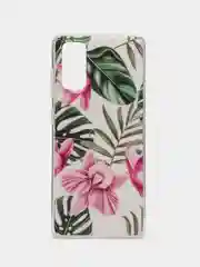 Белый силиконовый чехол с рисунком Samsung S10 S10e S20 Plus Ultra + A50, Huawei Mate 20 lite