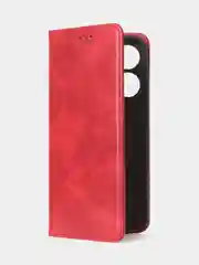 Красный чехол-книжка GQ для Tecno Spark 10 / Tecno Spark 10C из искусственной кожи