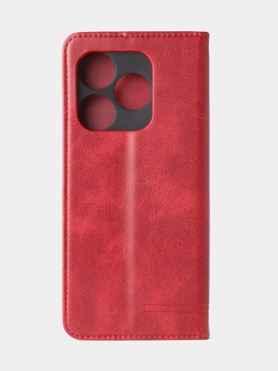 Красный чехол-книжка GQ для Tecno Spark 10 / Tecno Spark 10C из искусственной кожи