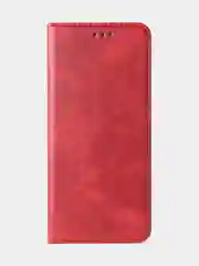 Красный чехол-книжка GQ для Tecno Spark 10 / Tecno Spark 10C из искусственной кожи