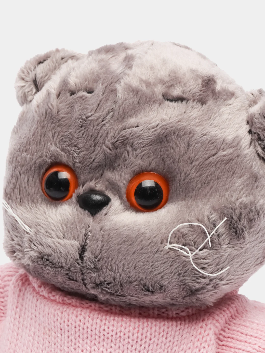 Розовый мягкая игрушка "Кот Басик", 40 см