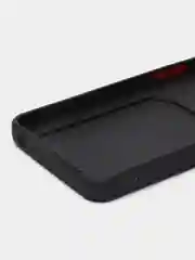 Черный силиконовый чехол для Realme 10T (Реалми 10Т), с карманом для карт