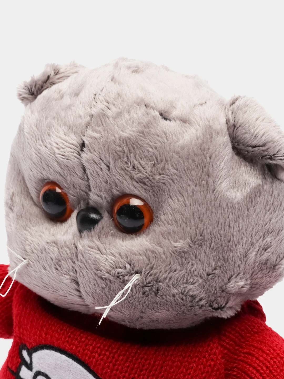 Красный мягкая игрушка "Кот Басик", 40 см