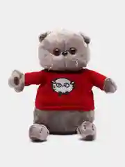 Красный мягкая игрушка "Кот Басик", 40 см