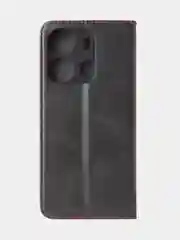 Черный чехол-книжка GQ для Tecno Spark GO (2023) / Tecno Pop 7 / Tecno Pop 7 Pro из кожи