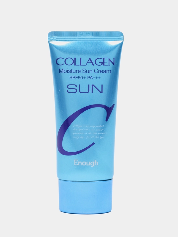Солнцезащитный крем для лица и тела SPF50+ PA+++ с коллагеном