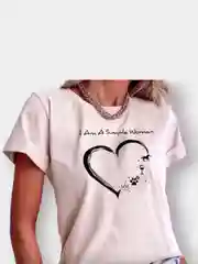 Бежевый женская футболка