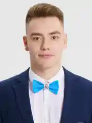 Белый галстук-бабочка "Болельщик из Испании"