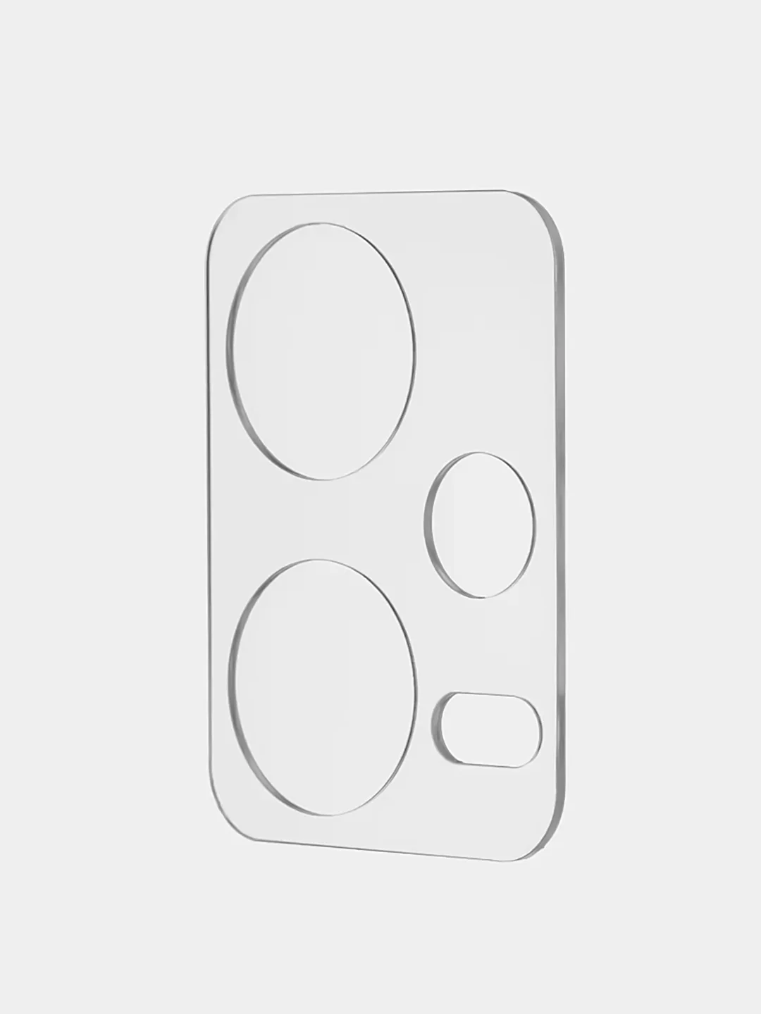 Прозрачный стекло на камеру для телефона Xiaomi Poco X5 5G защитное BROSCORP прозрачное, закаленное