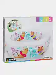 Бассейн надувной детский с надувным дном Intex "Морской риф", 191 х 178 х 61 см, 723 л, 56493