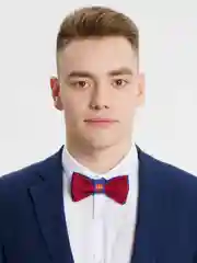 Синий галстук-бабочка "Болельщик из Испании"