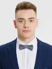 Серый мужской галстук-бабочка / Бабочка / Мужская бабочка / Галстук бабочка для мужчин