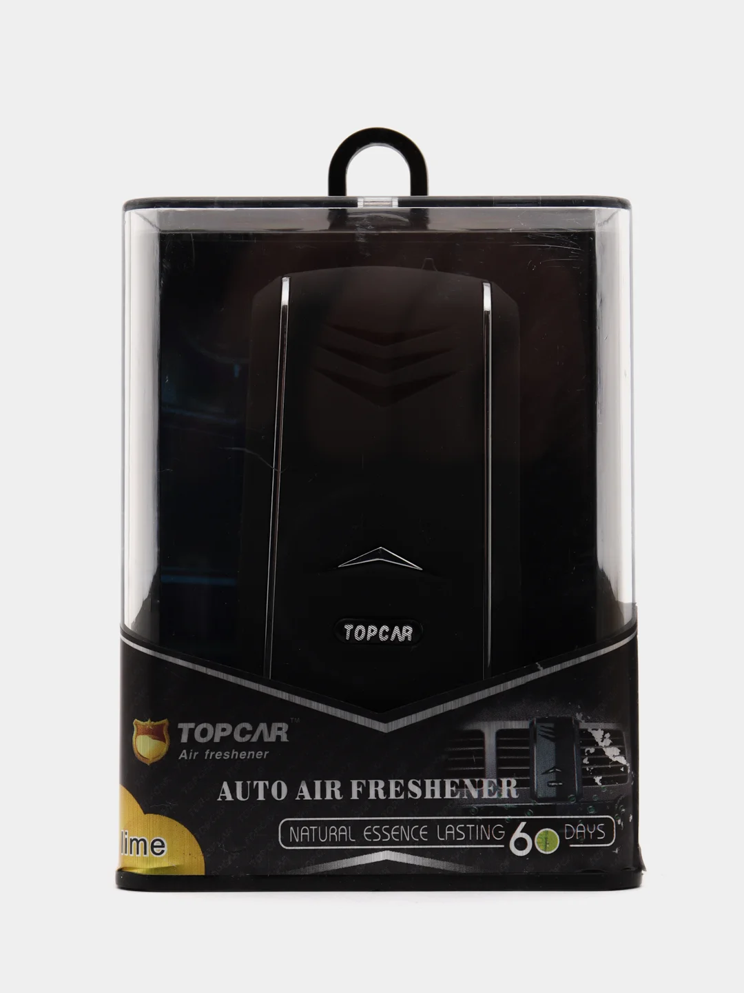 Черный ароматизатор воздуха для авто, ароматизатор для автомобиля "TOPCAR", 8 мл