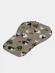 Серый матрас/вкладыш в детскую коляску/автокресло/санки/накидка- чехол на стульчик для кормления