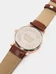 Коричневый мужские наручные часы KINGNUOS K-022, в подарочной упаковке