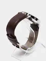 Серый металлик мужские наручные часы Dedima D-183 с календарём в подарочной упаковке