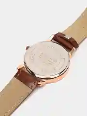 Коричневый мужские наручные часы KINGNUOS K-023, в подарочной упаковке