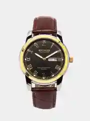 Черный мужские наручные часы KINGNUOS K-1758, в подарочной упаковке