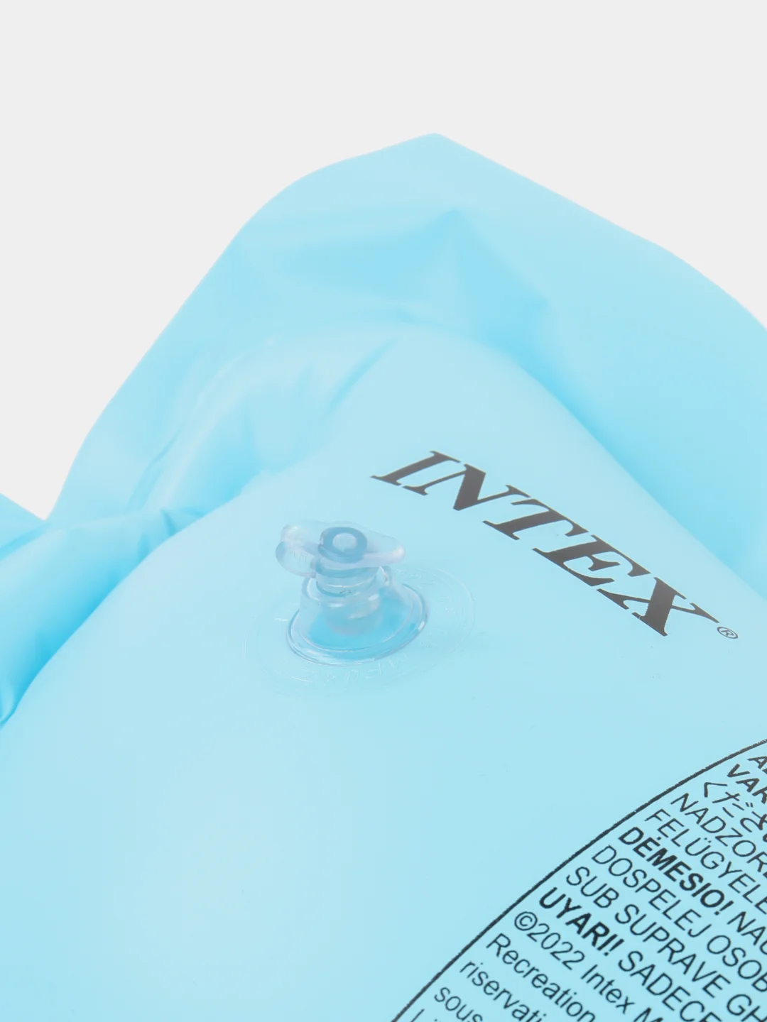 Голубой надувной пляжный матрас Intex 59703NP