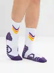Аметистовый носки спортивные баскетбольные с номерами