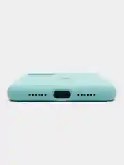 Бирюзовый чехол iPhone, Айфон 11, 13, 14, 15, Про Макс, Pro Max, силиконовый Silicone Case