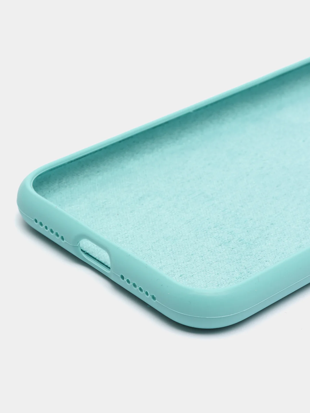 Бирюзовый чехол iPhone, Айфон 11, 13, 14, 15, Про Макс, Pro Max, силиконовый Silicone Case