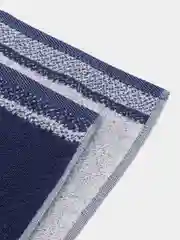 Темно-синий полотенце махровое банное ручное лицевое 70х140 и 50x90, "Своих не бросаем", "Пули Звезда"